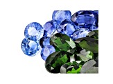 Lucky Parrot Mixed Shape Faceted Parcel 40 00ctw 147PVA JTV