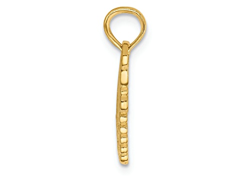 K Yellow Gold Polished Textured Piece Break Apart He Who Holds The