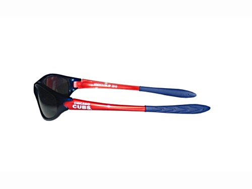 MLB Chicago Cubs Blue and Red Wrap Around Frame / Gray Lenses Sunglasses