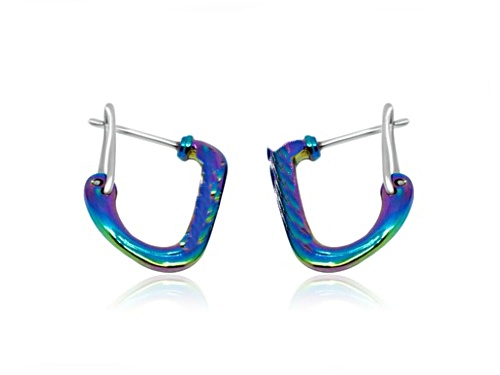 Marc Jacobs Blue Oil Slick Earrings
