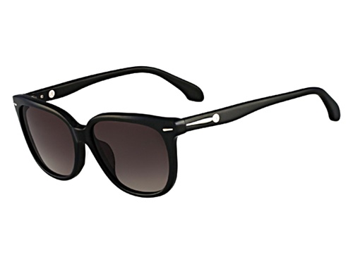 Calvin Klein Black Black Marble/Gray Sunglasses
