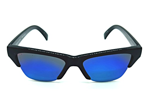 BCBG Black/Green Blue Cat Eye Sunglasses