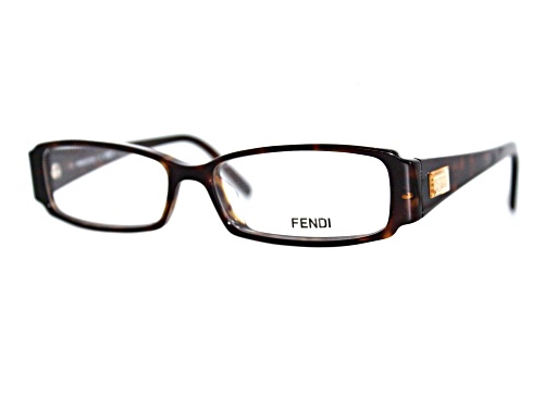 Fendi Brown Tortoise Eyeglasses Frames