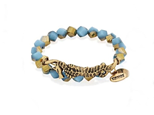 Alex and Ani Seahorse Wrap Marina Rafaelian Gold Bracelet - Size 7