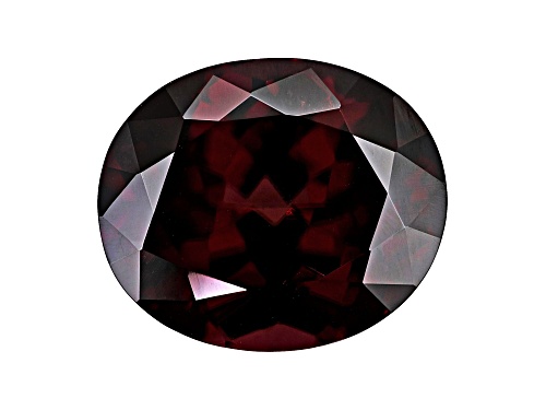 Red Zircon 14x12mm Oval 11.62ct
