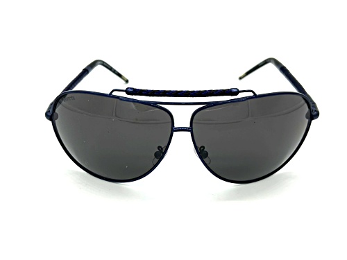 INVICTA Blue Braided Frame/Gray Aviator Sunglasses
