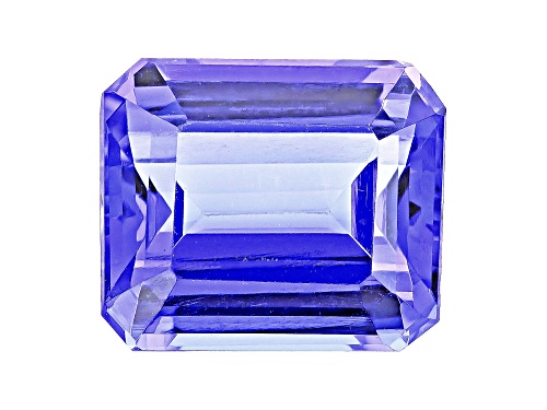 Tanzanite 12x10mm Emerald Cut 6.97ct