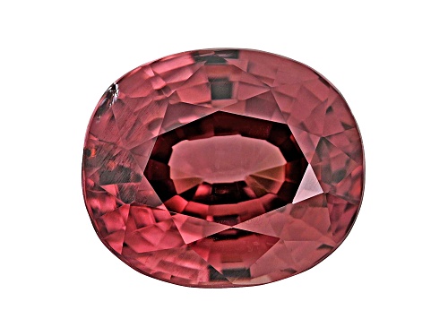 Pink Zircon 10.5x9mm Oval 6.13ct