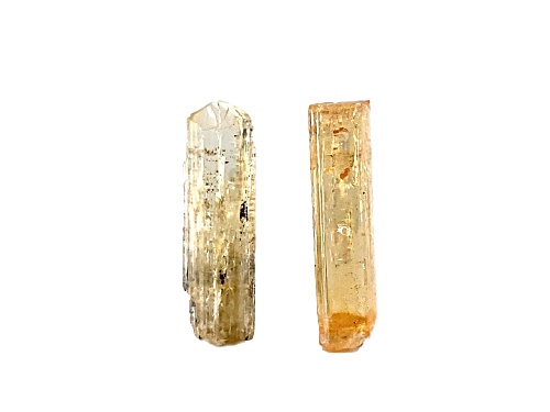 Brazilian Topaz Crystals Set of 2 36.85ctw