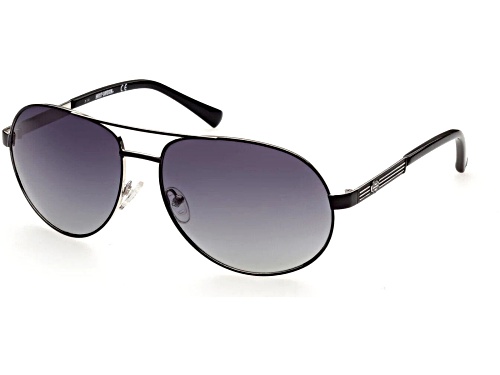 Harley Davidson Men's Black/Gray Gradient Aviator Sunglasses