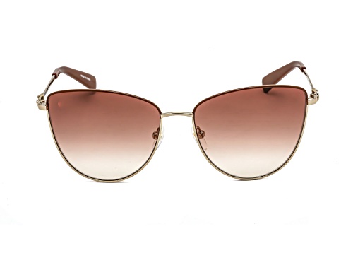 Photo of Longchamp Gold Cappachino/Brown Gradient Sunglasses