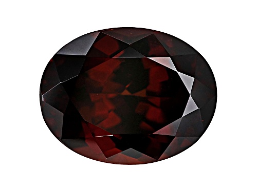 Red Zircon 13.5x10.5mm Oval 9.39ct