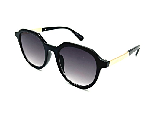 BCBG Black Gold Tone/Gray Gradient Sunglasses