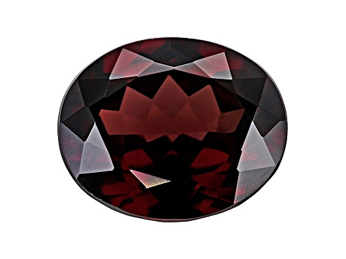 Red Zircon 13.5x11mm Oval 7.66ct