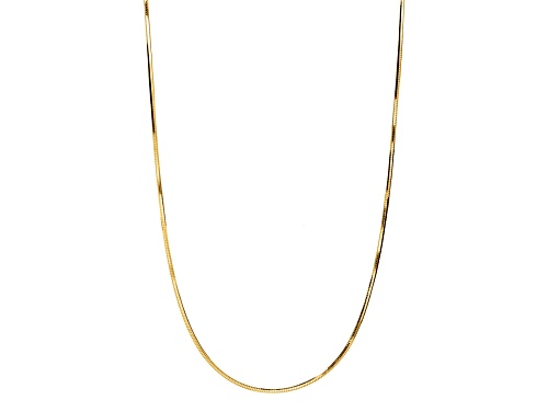 14K Yellow Gold Over Sterling Silver Magic Snake Chain Necklace Size - 22 Inches