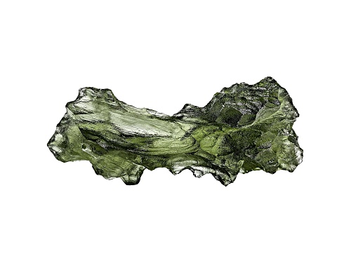 Moldavite 36.32x16mm Free-Form Specimen 4.20g