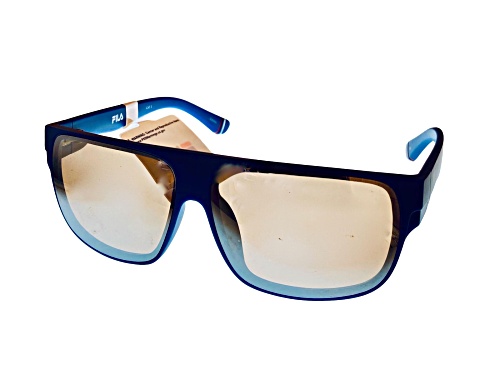 Photo of FILA Matte Blue/Brown Sunglasses