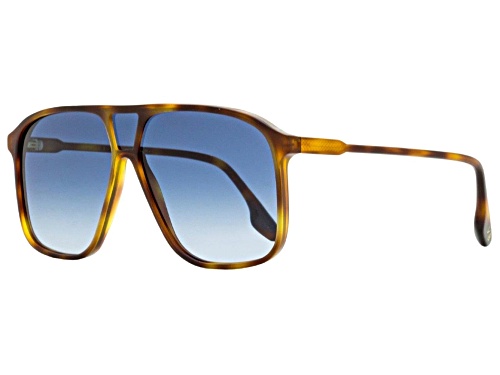 Victoria Beckham Havana/Blue Gray Sunglasses
