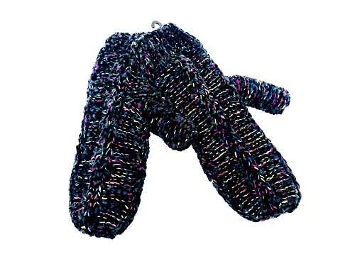 INC International Concepts Black Chenille Gloves