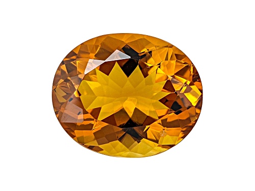 Madeira Citrine 11.2x9.2mm Oval 3.00ct