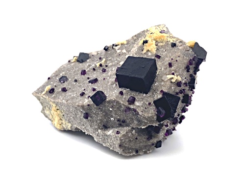 American Fluorite, Dolomite, Barite 6.5x5.0cm Specimen
