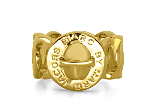 Marc Jacobs Katie Turnlock Gold Tone Ring Size 6 - Size 6