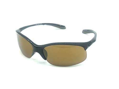 Liberty Sport Speed Black Rimless/Brown Sunglasses