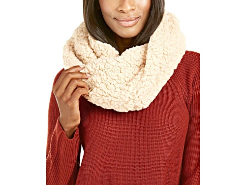 Photo of INC International Concepts Ivory Sherpa Infinity Scarf