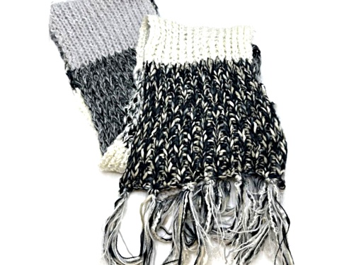 Photo of INC International Concepts Black and Gray Scarf