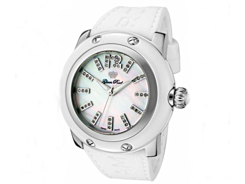 Glam Rock Women's Miami 42 Diamond Mother of Pearl White Watch
