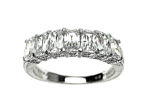Judith Ripka 3.50ctw Bella Luce® Diamond Simulant Rhodium Over Sterling Silver Ring - Size 11