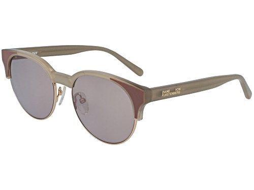Photo of DVF Taupe/Grey Sunglasses
