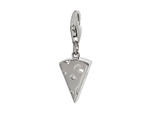 Hot Diamonds Big Cheese Sterling Silver and Diamond Charm