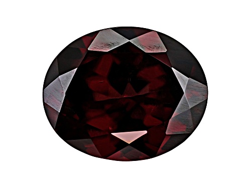 Red Zircon 12.5x10.5mm Oval 6.35ct