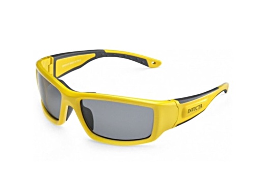INVICTA Yellow Full Rim Sports Sunglasses