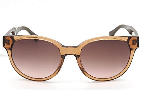 Photo of Calvin Klein Platinum Translucent Brown/Brown Gray Gradient Sunglasses