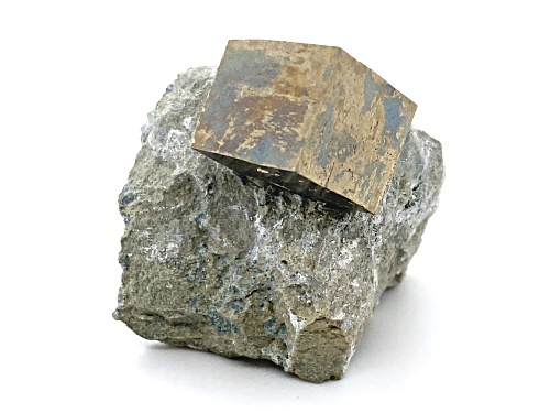 Spanish Pyrite Cube in Matrix 5x4cm Specimen
