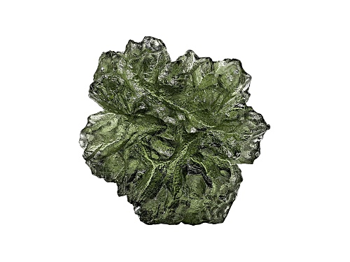 Moldavite 23.48x20.12mm Free-Form Specimen 3.88g