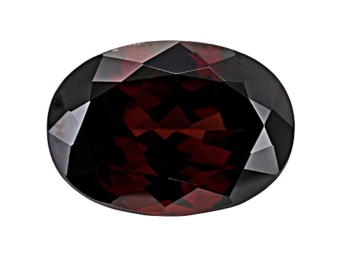 Red Zircon 14x10mm Oval 9.37ct