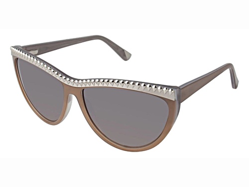 L.A.M.B. by Gwen Stefani Cat Eye Gold Frame / Gold Lenses Sunglasses