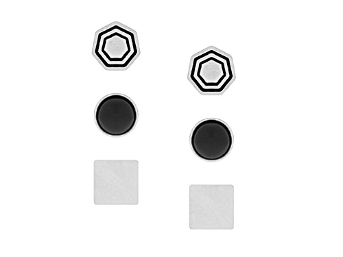 the sak Silver Tone Set of 3 Layered Stud Earrings