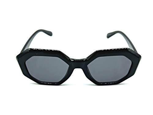 BCBG Black Octagon /Gray Sunglasses