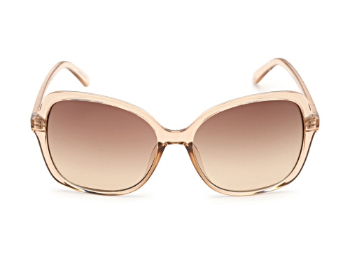 Calvin Klein Crystal Beige/Brown Gradient Sunglasses