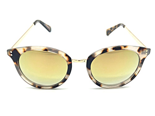 BCBG Tokyo Tortoise/Gold Mirrored Sunglasses