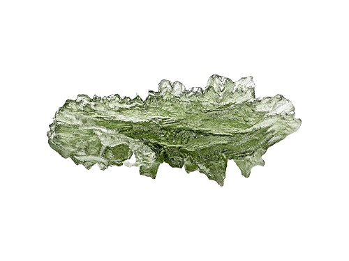 Moldavite 41.3x18.25mm Free-Form Specimen 3.47g
