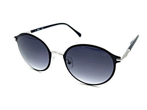 Diane Von Furstenburg DVF Matte Black/Gray Gradient Sunglasses