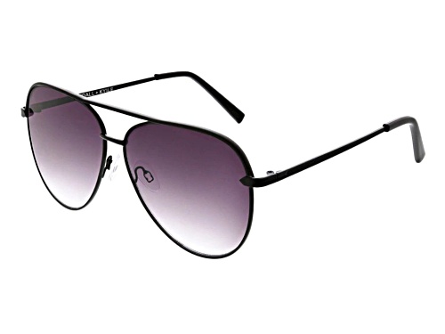Kendall + Kylie Black/Grey Gradient Aviator Sunglasses