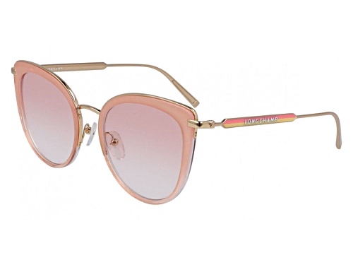 Photo of Longchamp Nude Pink/Pink Gradient Sunglasses