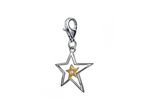 Hot Diamonds Superstar Sterling Silver and Diamond Charm