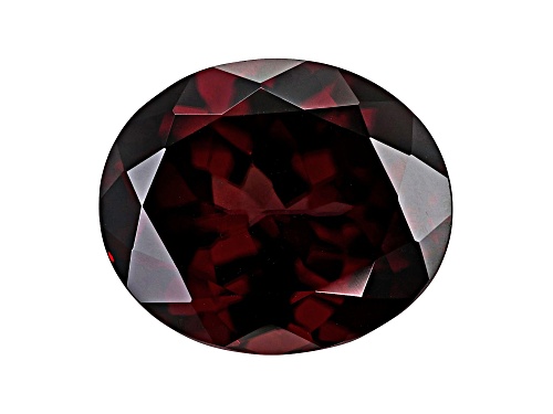Red Zircon 13x11mm Oval 8.65ct